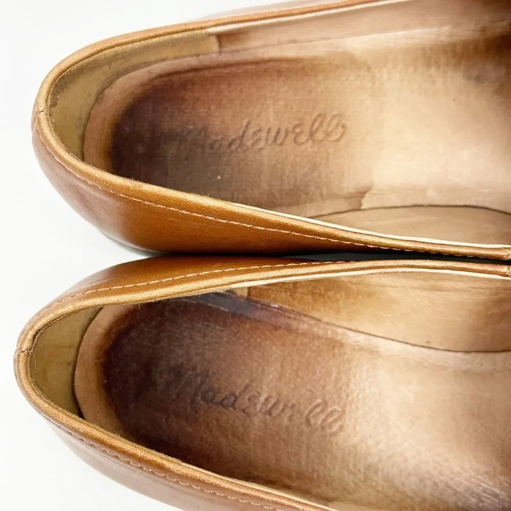 Madewell The Alex Loafer in Leather English Saddle Size 7.5 - Picture 9 of 10